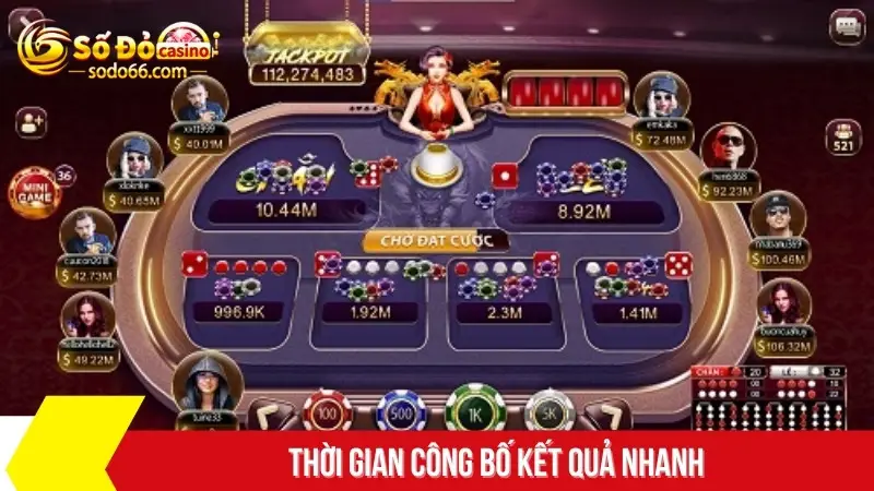 Thời gian công bố kết quả nhanh